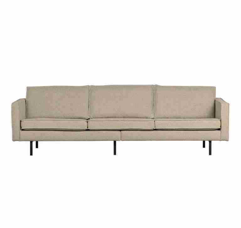 WOOOD 3-zits Bank Rodeo Bouclé - Beige - BePureHome