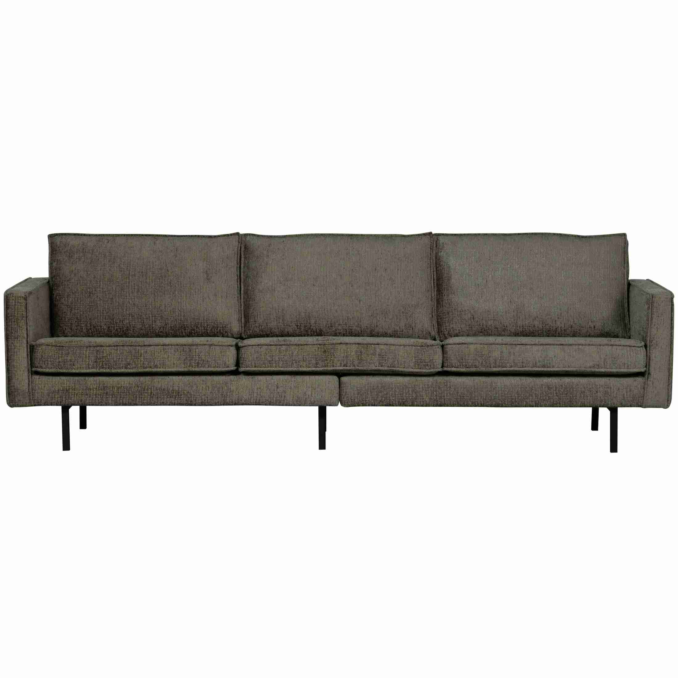 WOOOD 3-zits Bank Rodeo Structure Velvet - Frost - BePureHome