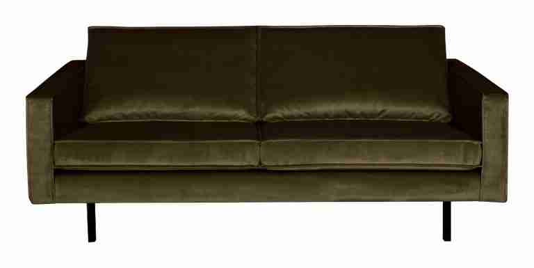 WOOOD Bank 2,5-zits Rodeo Velvet - Groen - BePureHome