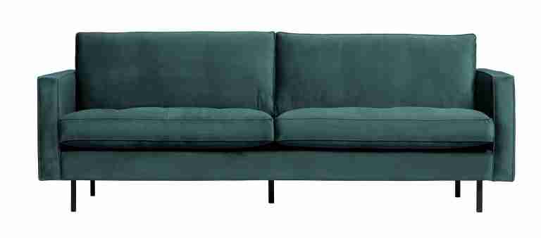 WOOOD Bank Rodeo 2,5-zits, Velvet - Teal - BePureHome