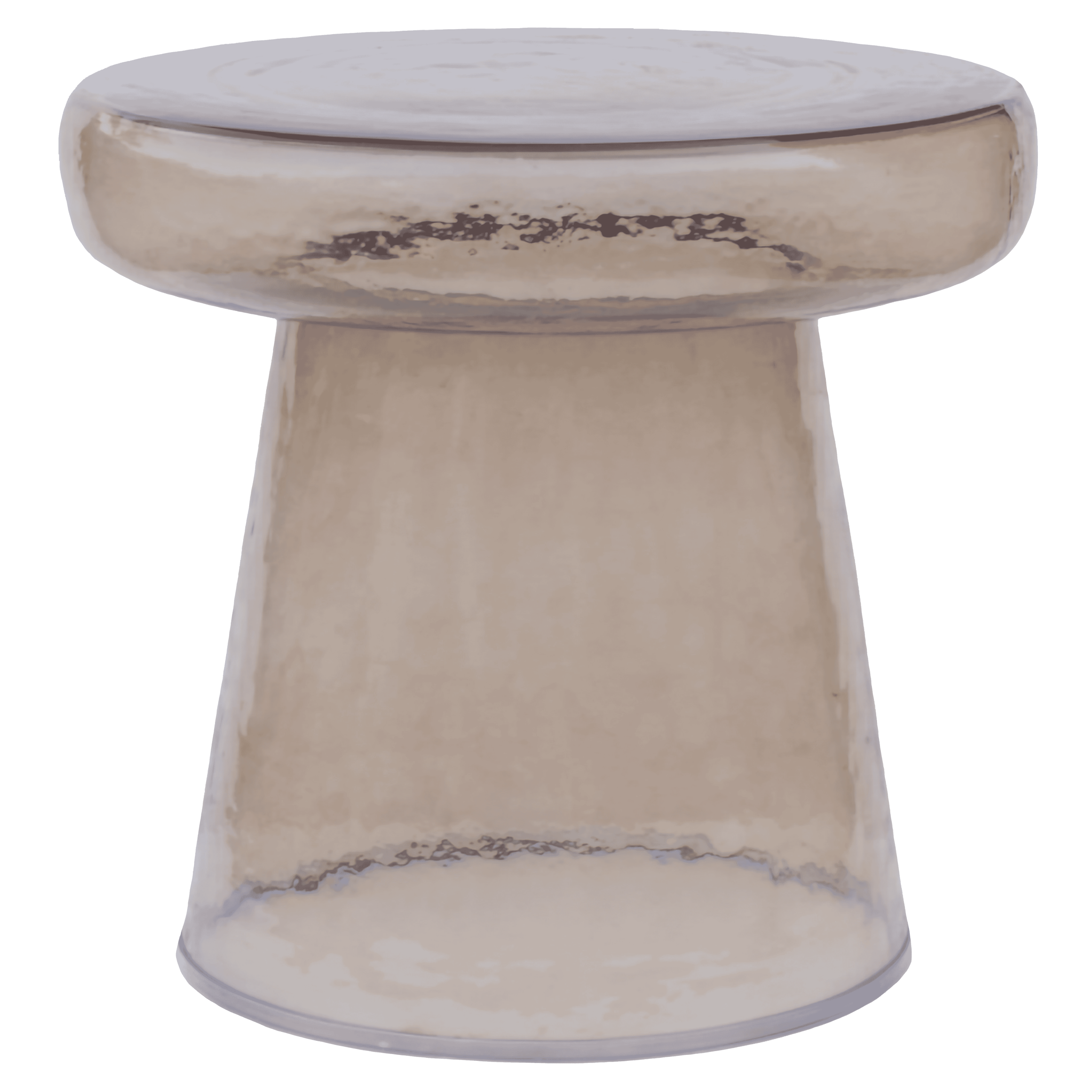 WOOOD Bijzettafel Loma 40cm - Bruin - Rond