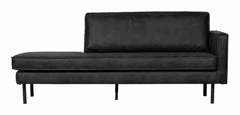 WOOOD Daybed Rodeo Rechts - Antraciet - BePureHome