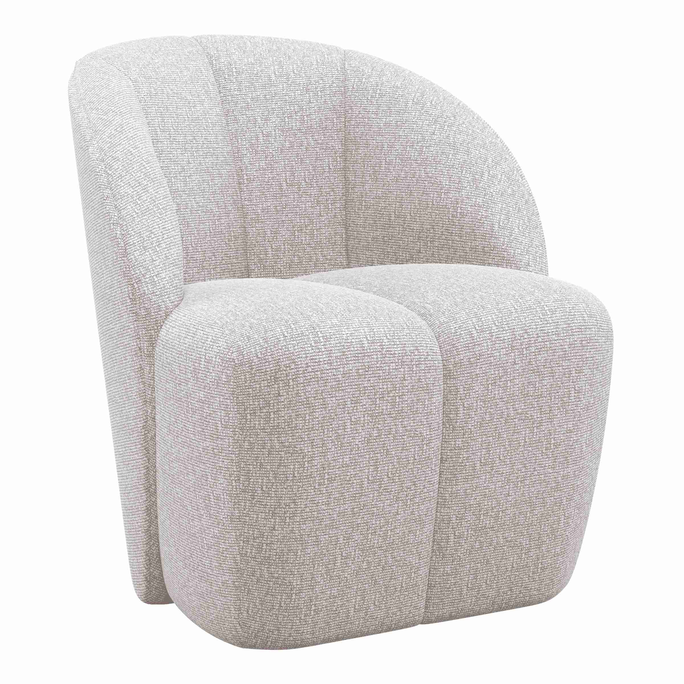 WOOOD Draaifauteuil Mojo Bouclé - Ecru