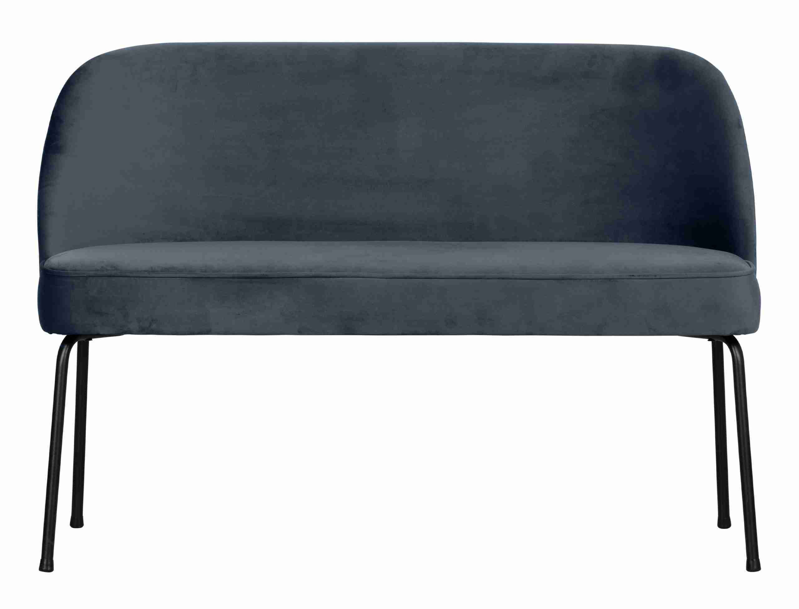 WOOOD Eetkamerbank Vogue Velvet - Teal - BePureHome