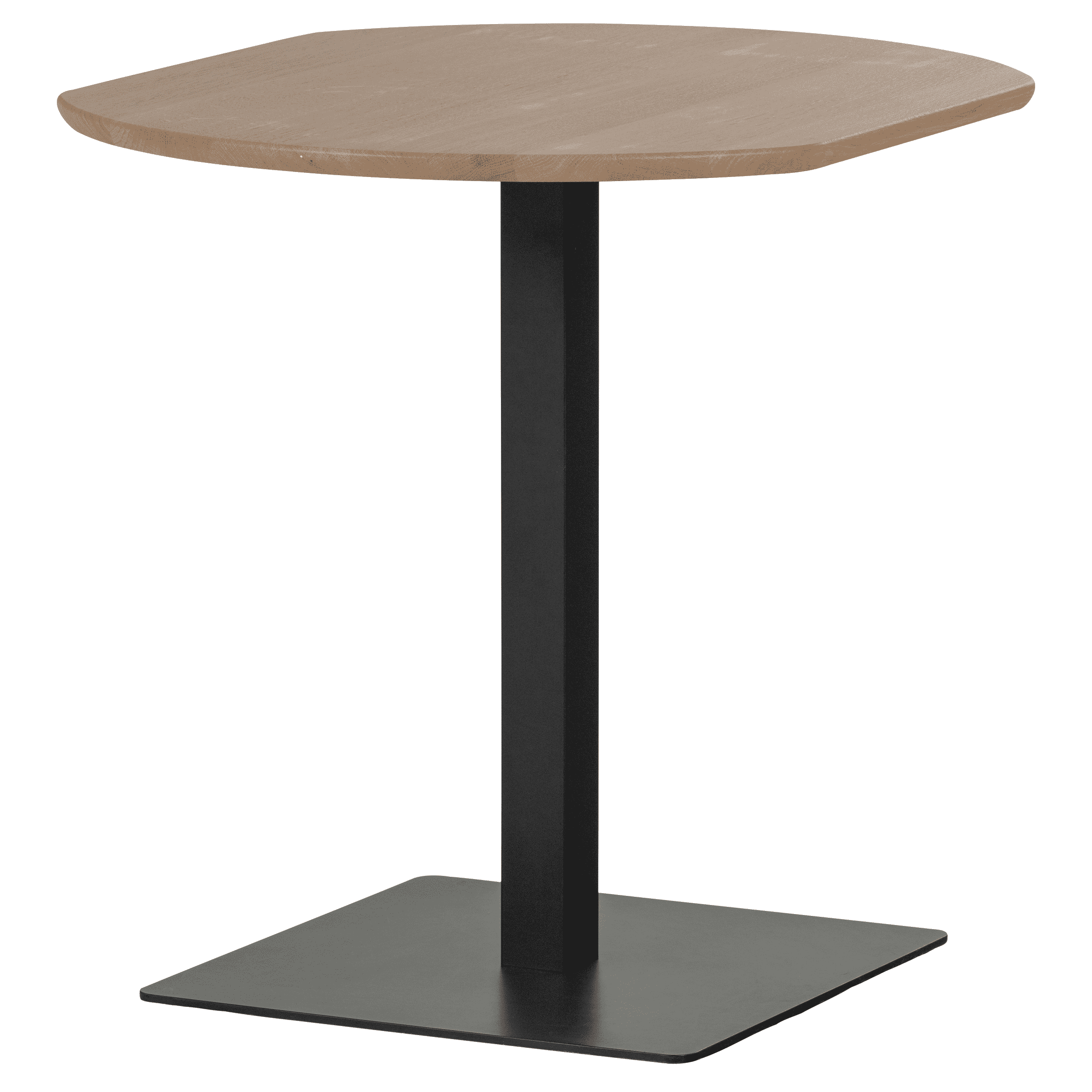 WOOOD Eettafel Tablo Eikenhout, Tussenstuk, 79 x 67cm - Transparant