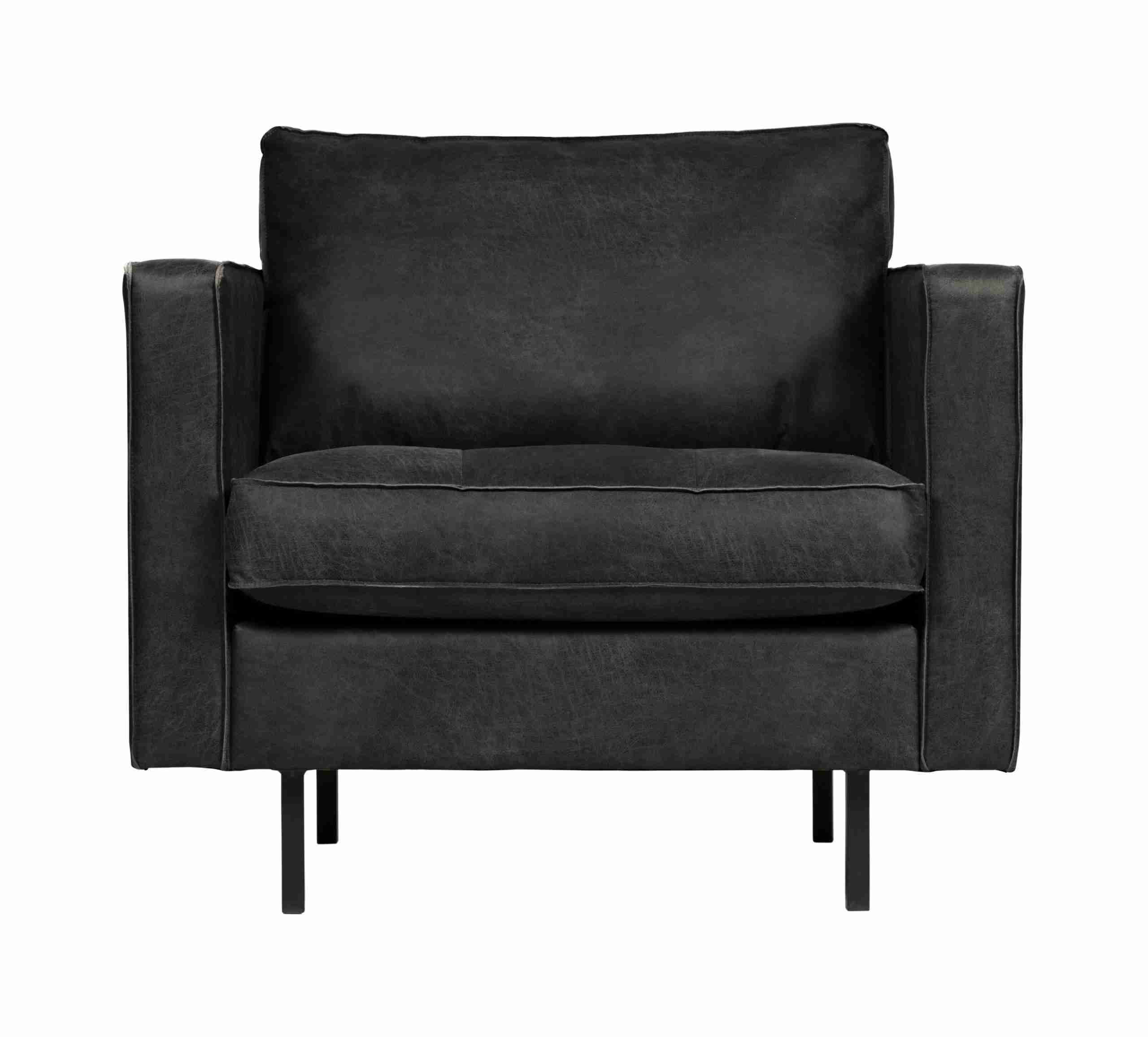 WOOOD Fauteuil Rodeo Classic - Antraciet - BePureHome