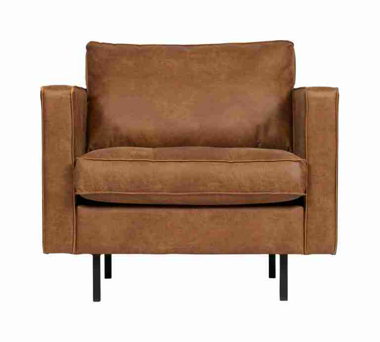 WOOOD Fauteuil Rodeo Classic - Cognac - BePureHome