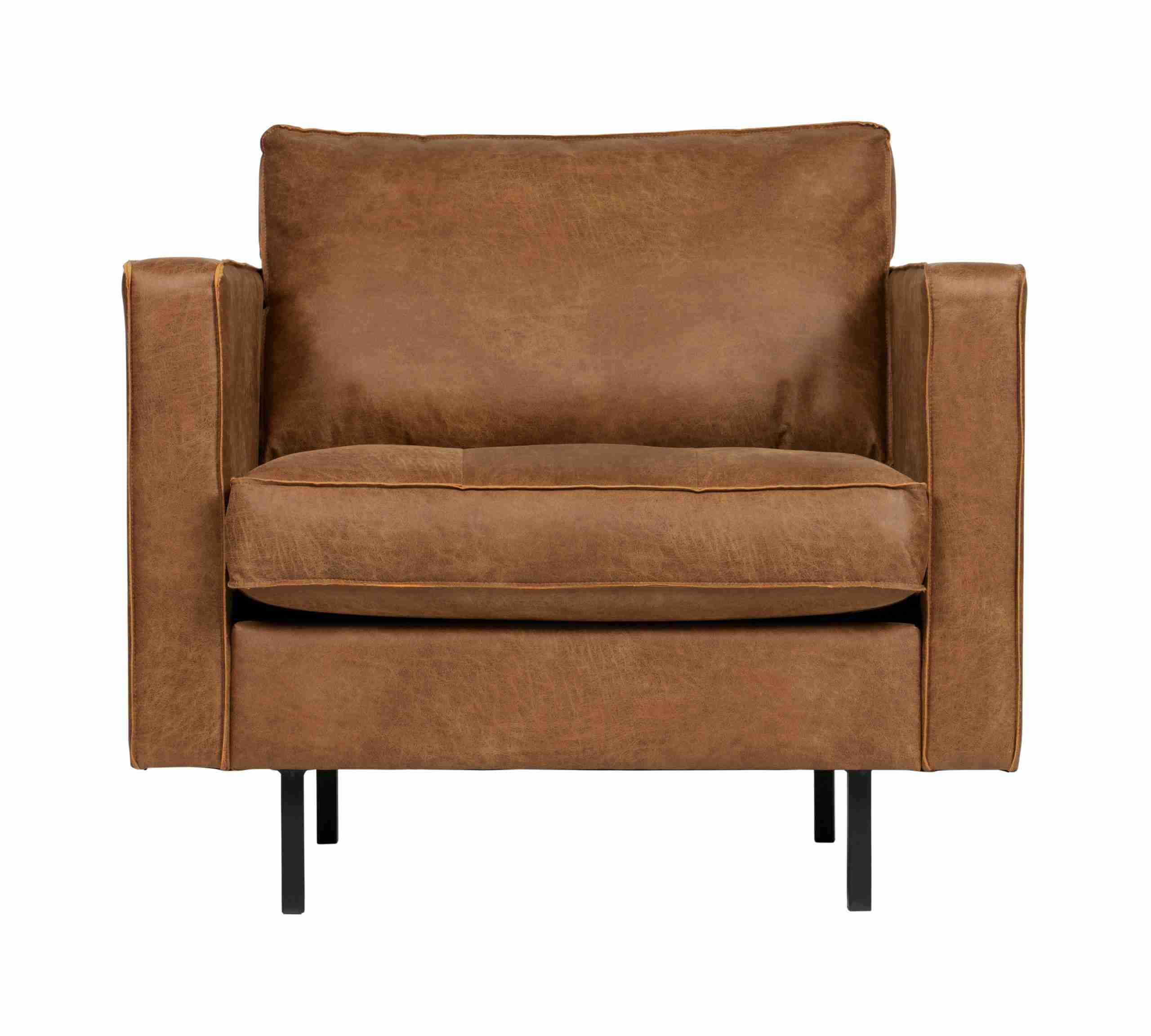 WOOOD Fauteuil Rodeo Classic - Cognac - BePureHome