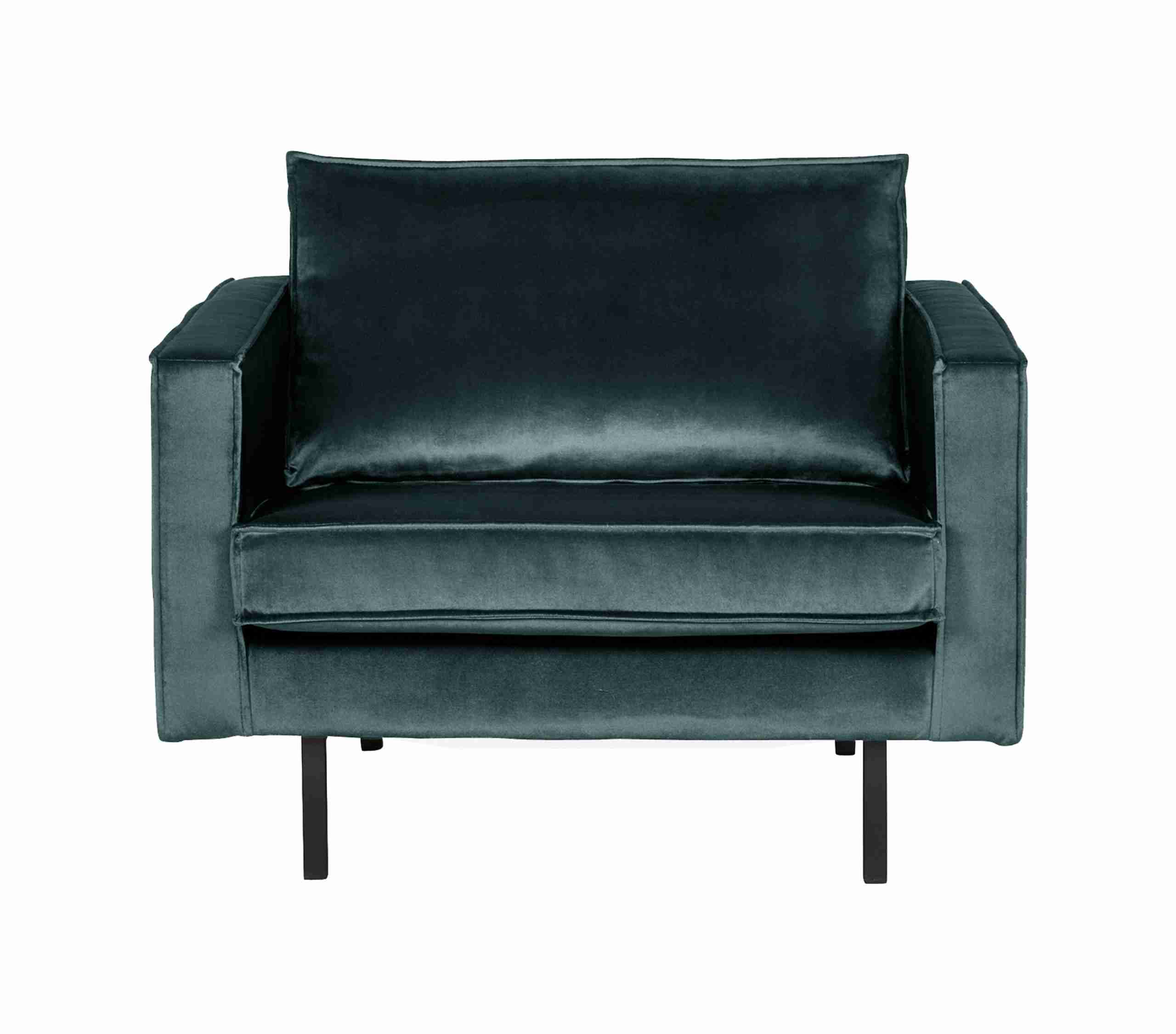 WOOOD Fauteuil Rodeo - Teal - BePureHome