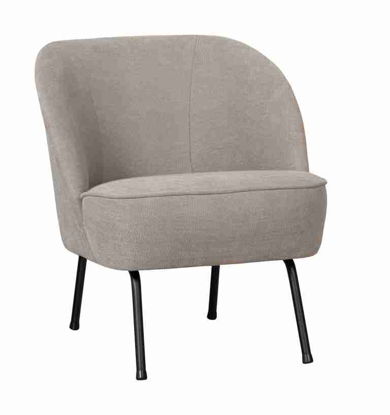 WOOOD Fauteuil Vogue Woven - Zand - BePureHome