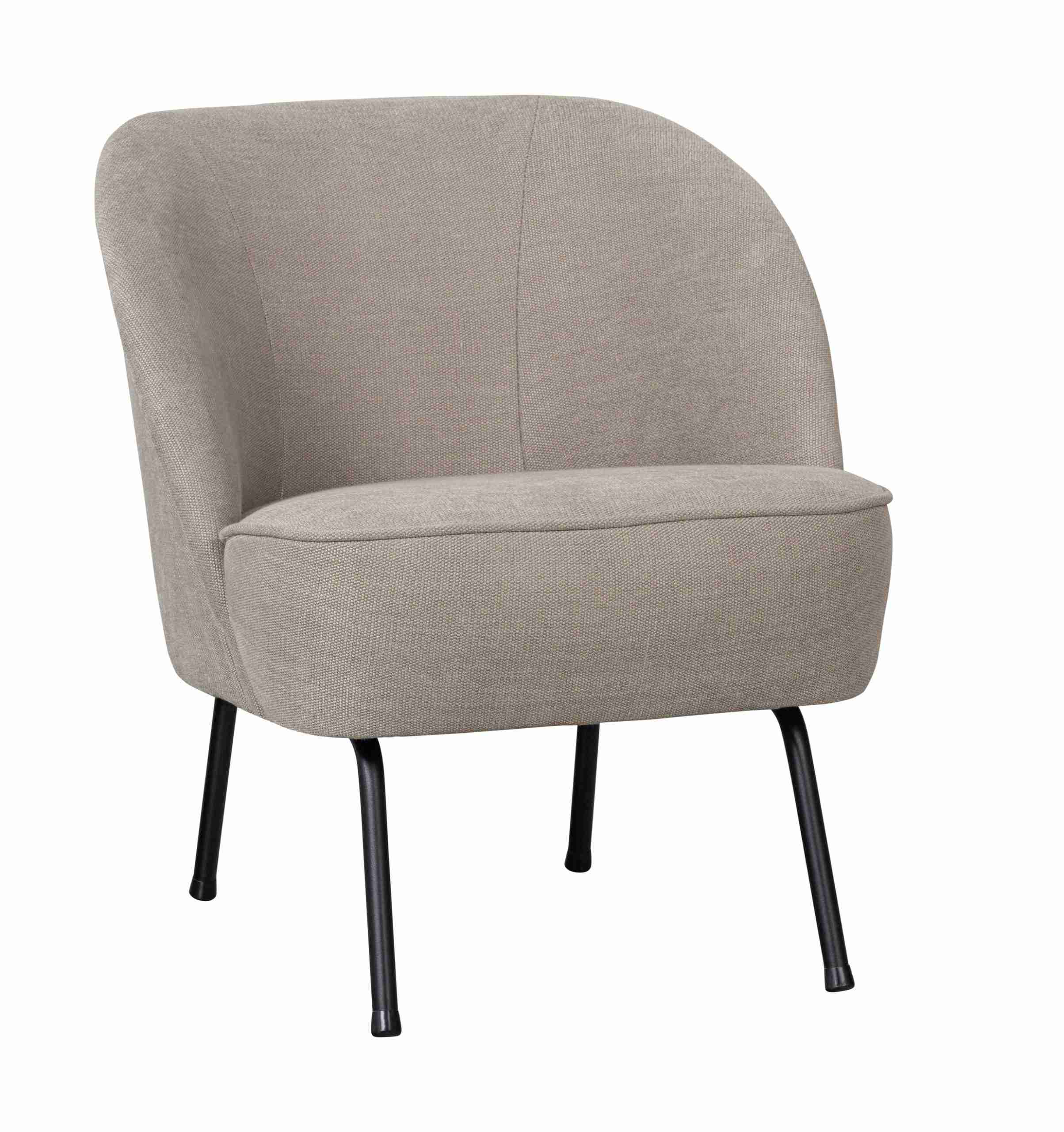 WOOOD Fauteuil Vogue Woven - Zand - BePureHome
