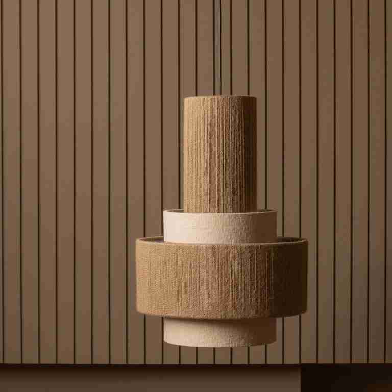 WOOOD Hanglamp Pelle Touw - Naturel - Exclusive