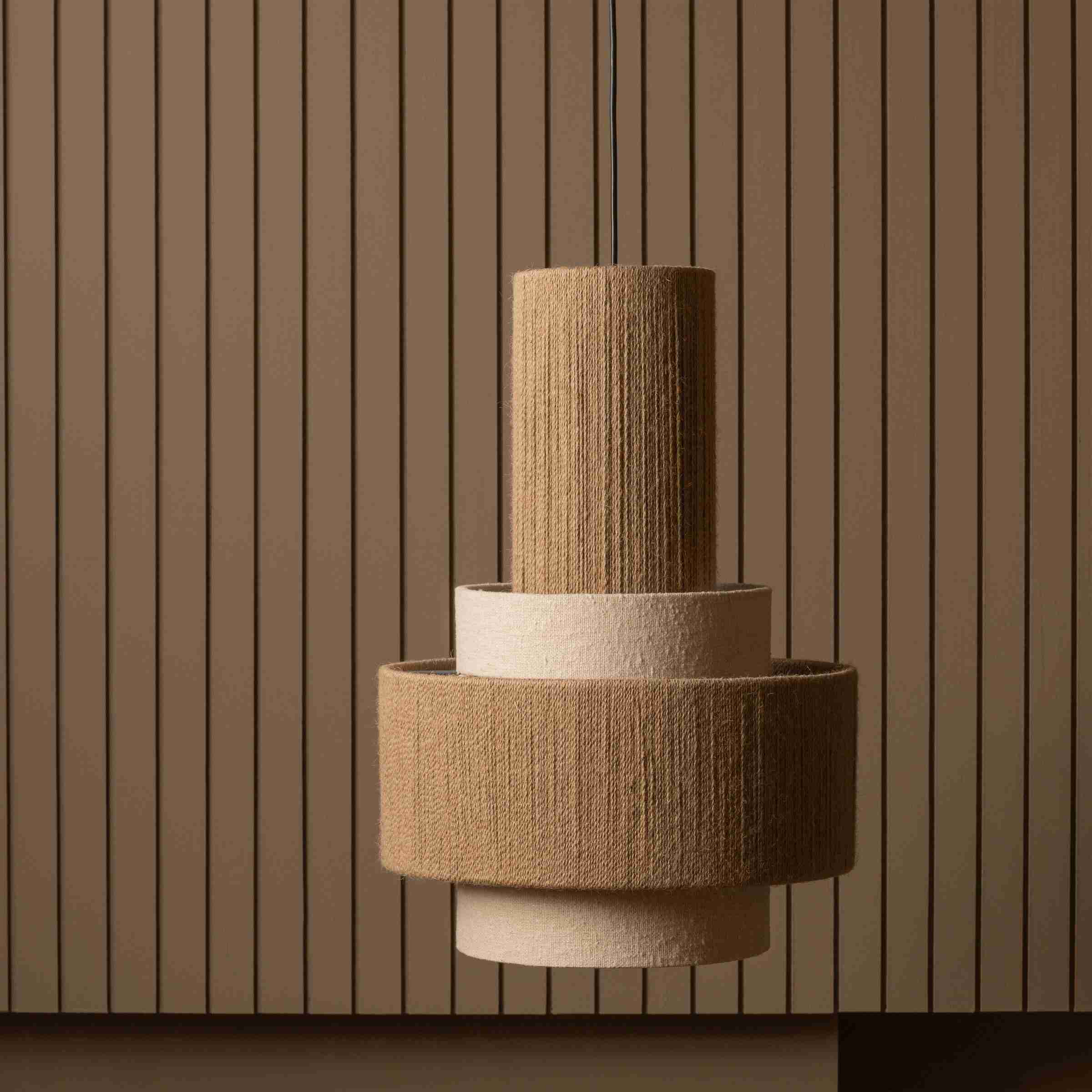 WOOOD Hanglamp Pelle Touw - Naturel - Exclusive