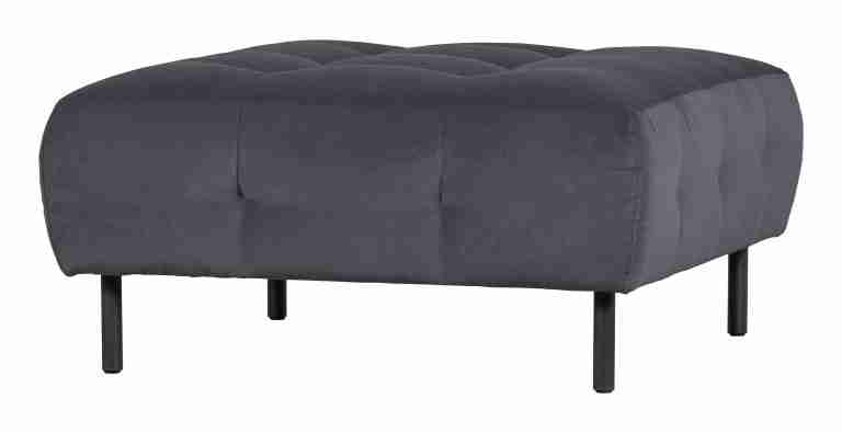 WOOOD Hocker Lloyd Velvet - Cloud - Vierkant - Exclusive