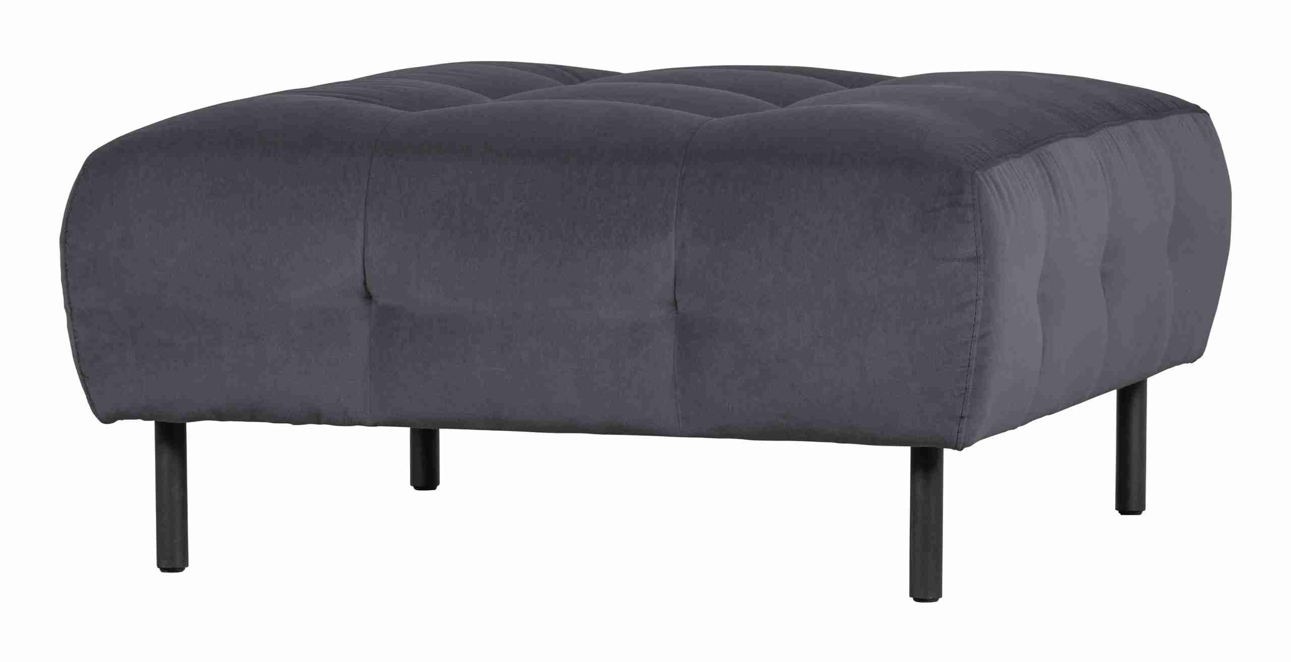 WOOOD Hocker Lloyd Velvet - Cloud - Vierkant - Exclusive