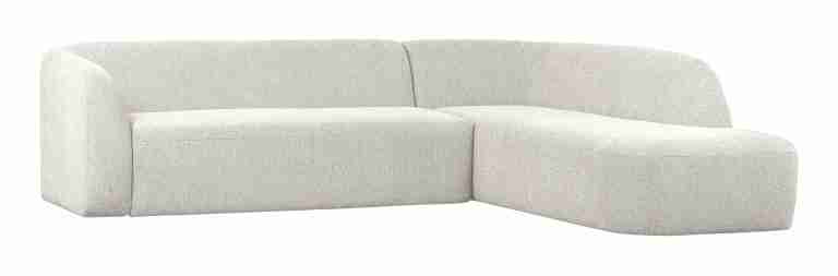 WOOOD Hoekbank Sloping Rechts - Pearl Melange - BePureHome