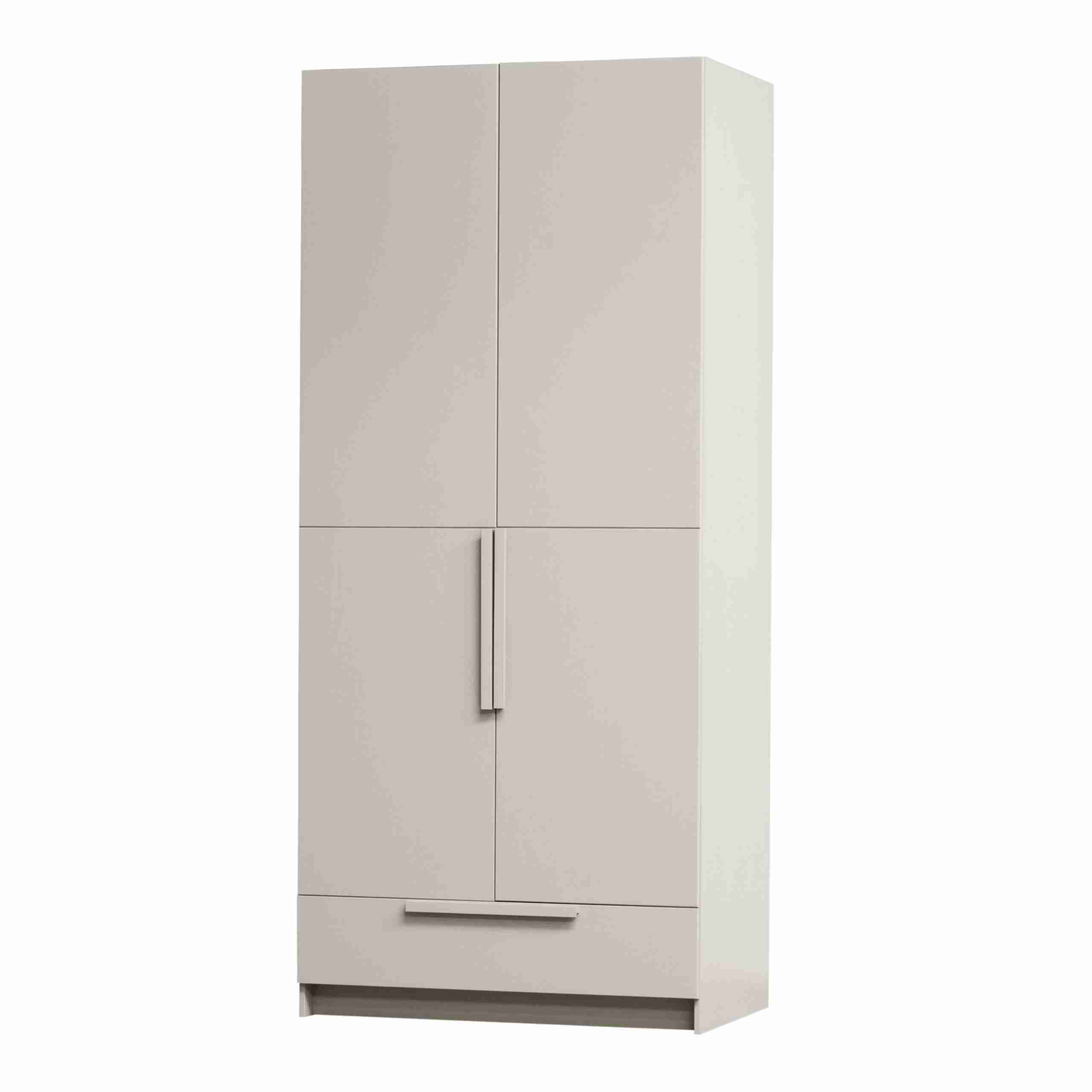 WOOOD Kledingkast Pure Grenenhout, 2-deurs - Dust