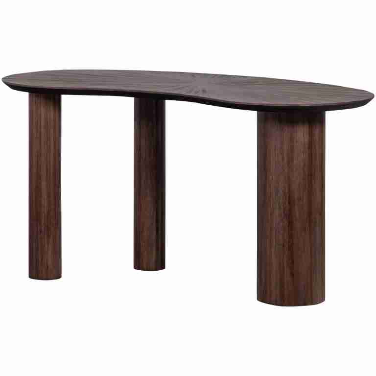 WOOOD Organisch Bureau/Sidetable Sun Teakhout, 150cm - Bruin