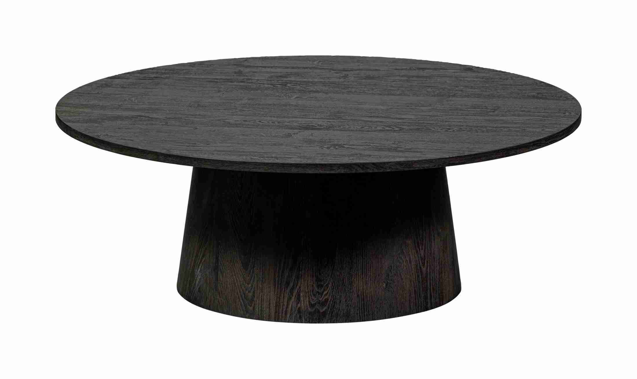 WOOOD Salontafel Maan 100cm - Donkerbruin - Rond - Exclusive