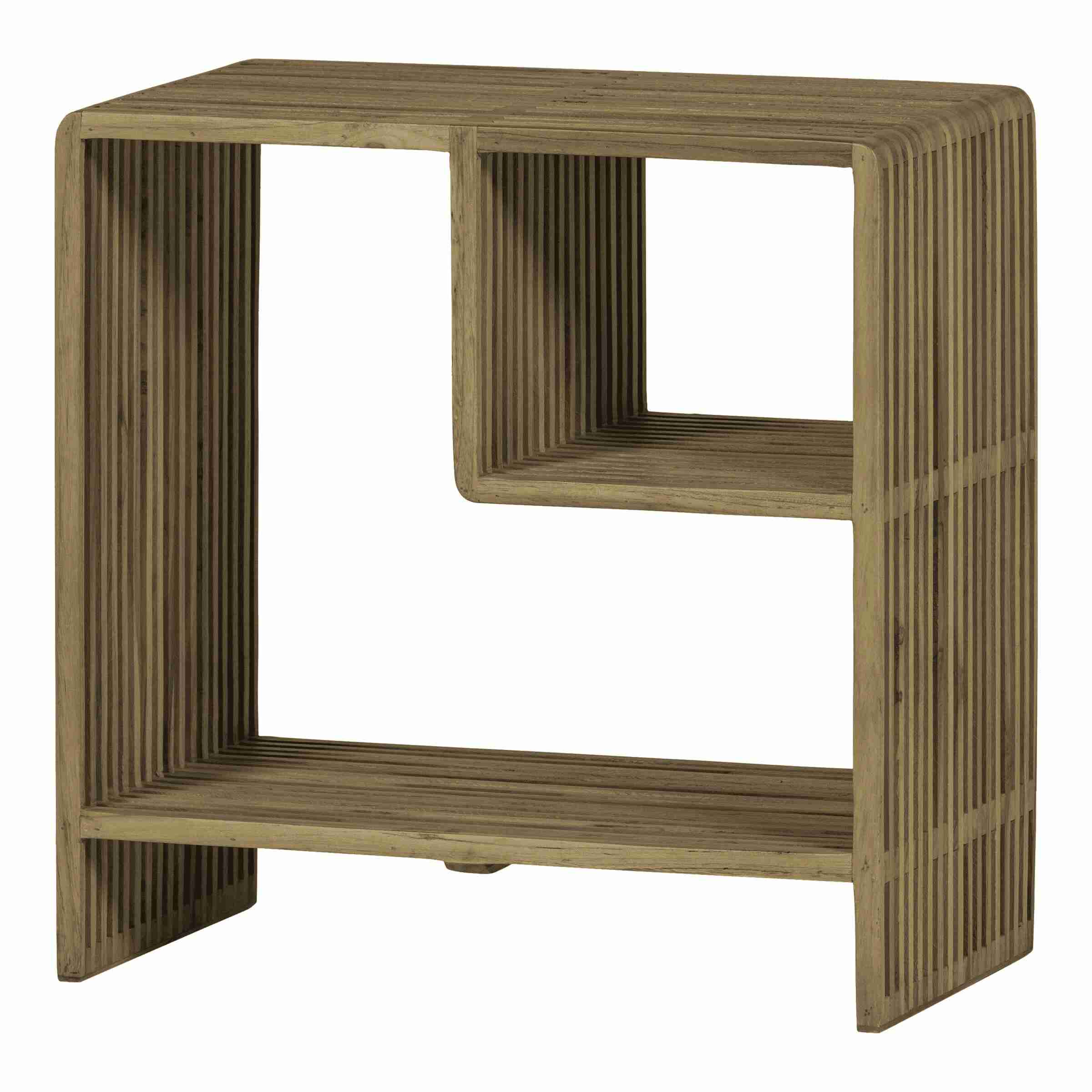 WOOOD Sidetable Jasmijn Teakhout, 55cm - Naturel