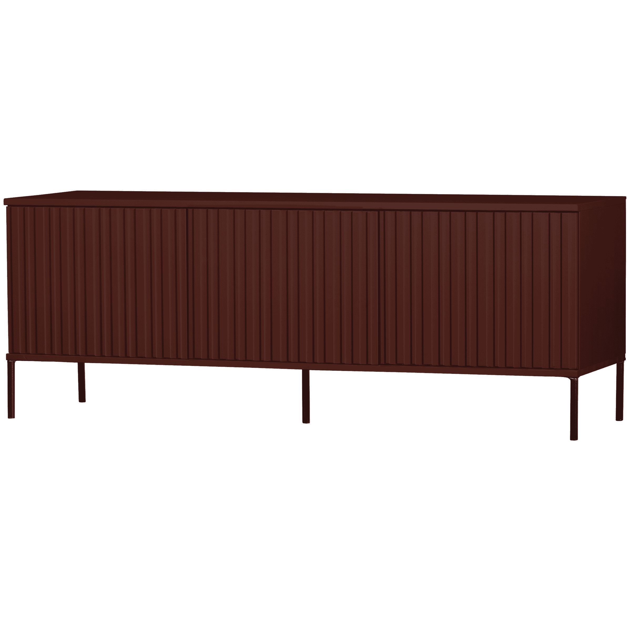 WOOOD TV-meubel New Grenenhout,150cm - Bordeaux