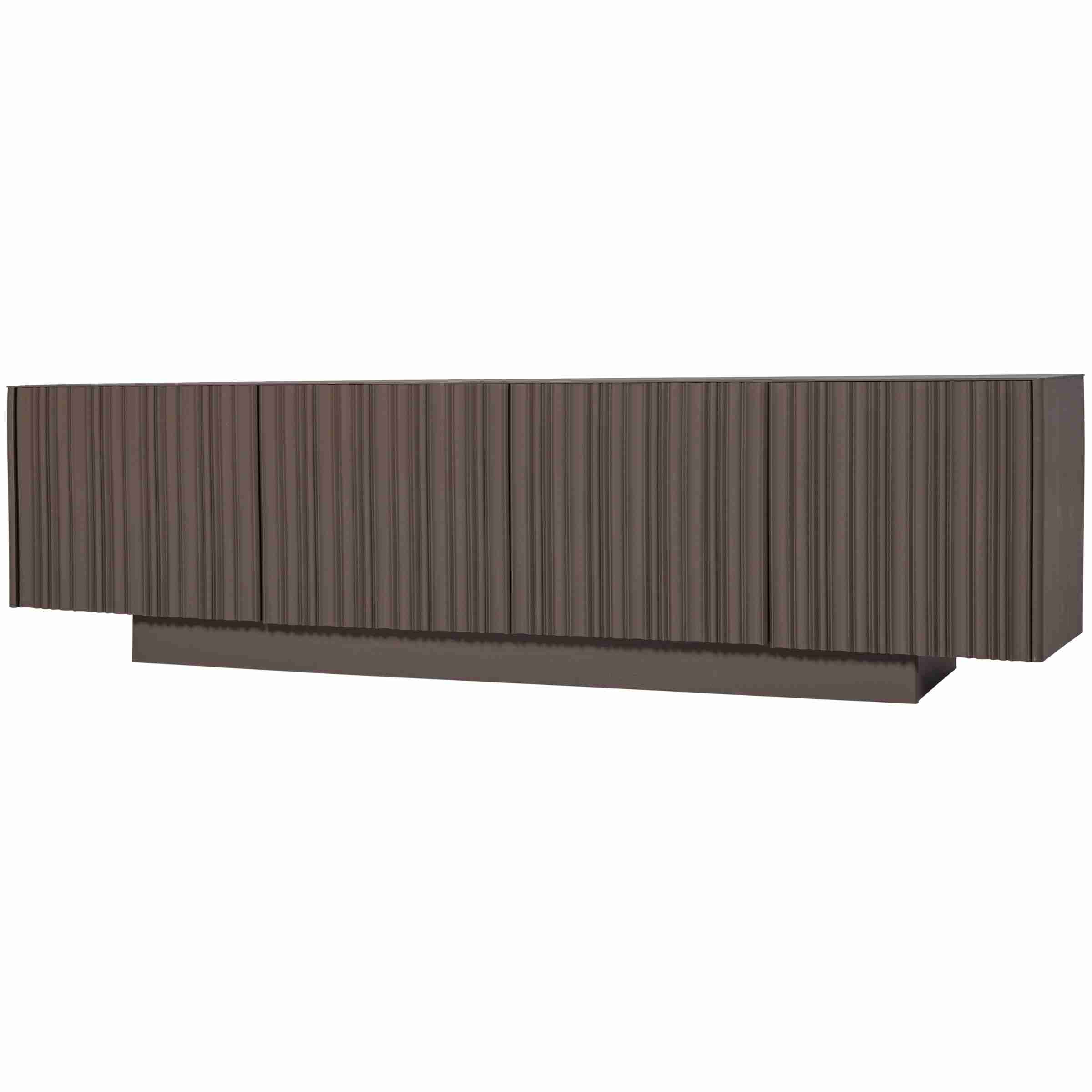 WOOOD TV-meubel Nova Grenenhout, 200cm - Truffel Bruin