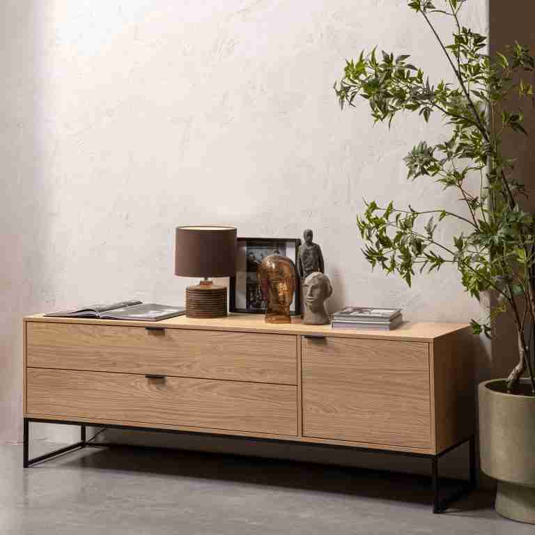 WOOOD TV-meubel Silas Eiken, 180cm - Naturel - Exclusive