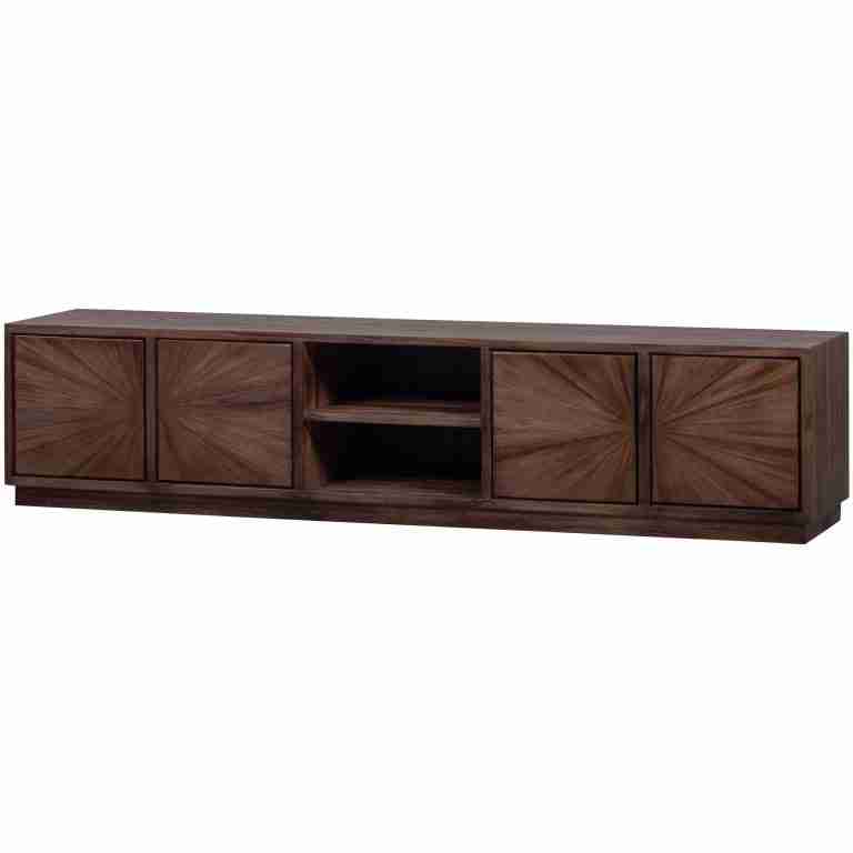 WOOOD TV-meubel Sun Teakhout, 200cm - Bruin
