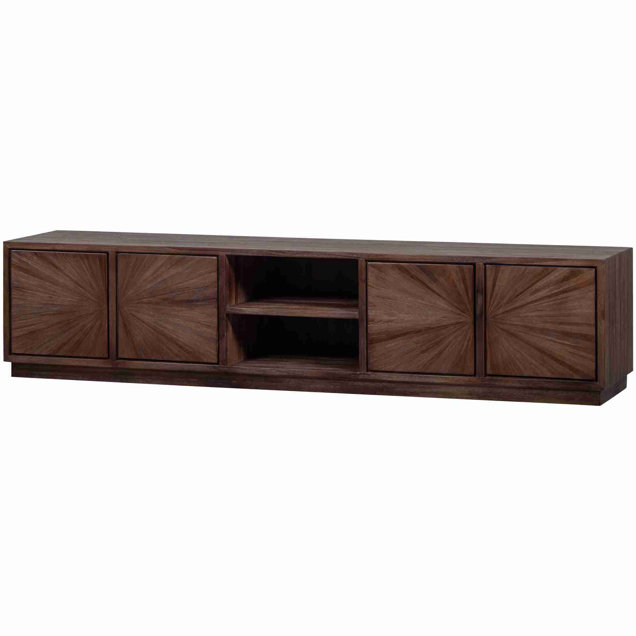 WOOOD TV-meubel Sun Teakhout, 200cm - Bruin