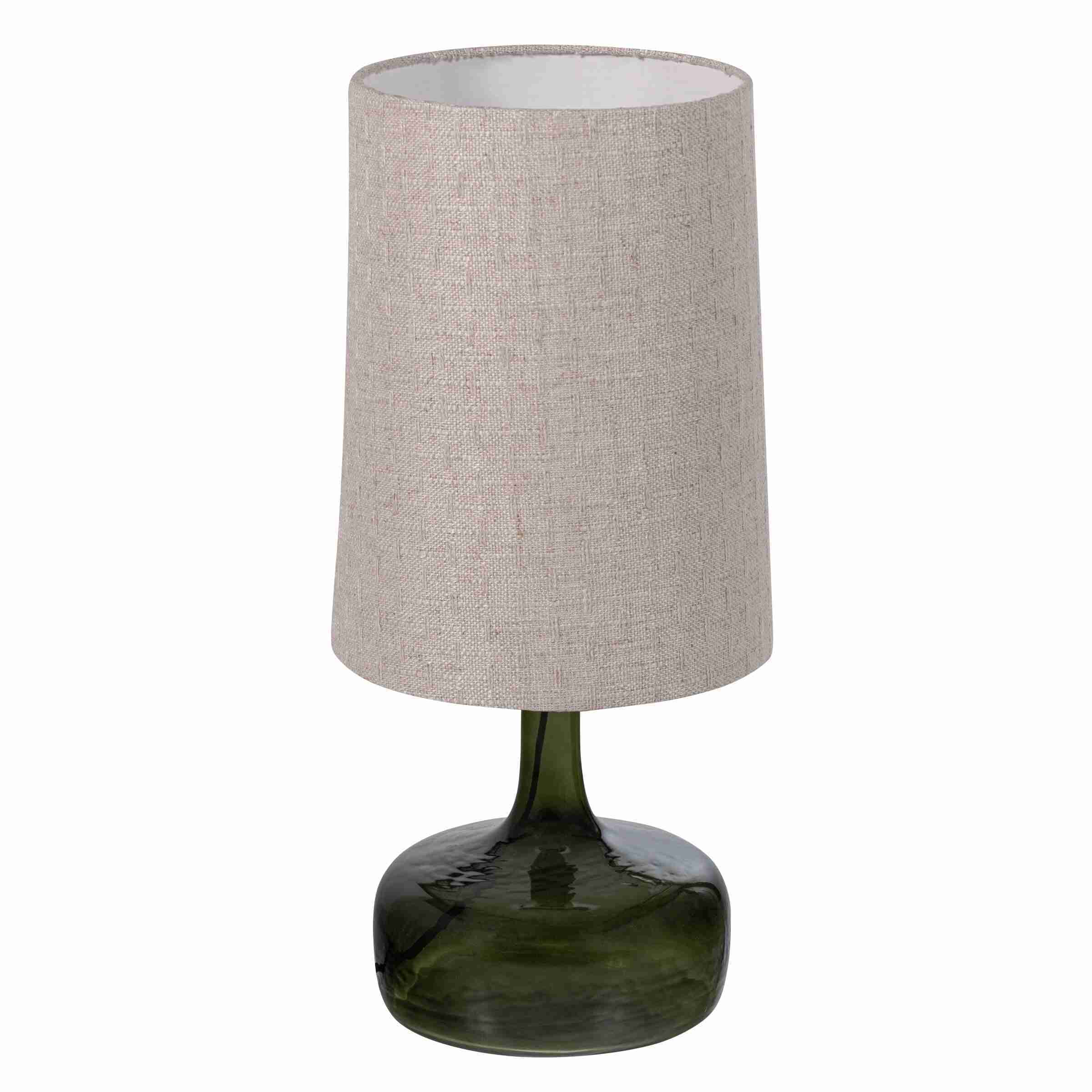 WOOOD Tafellamp Luma 60cm - Naturel/Groen