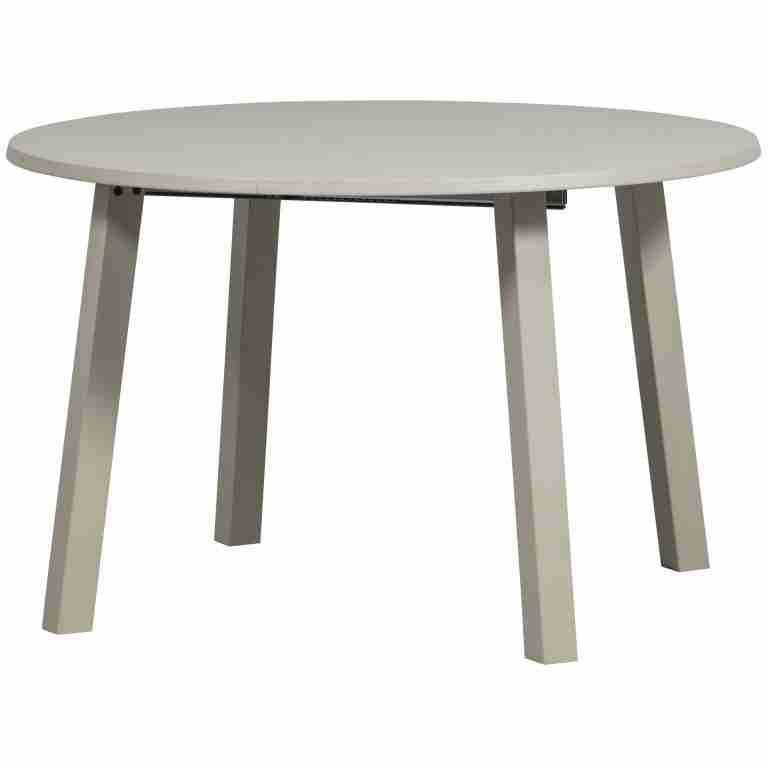 WOOOD Uitschuifbare Eettafel Janne Eikenhout, 120cm - Dakargrau - Rond