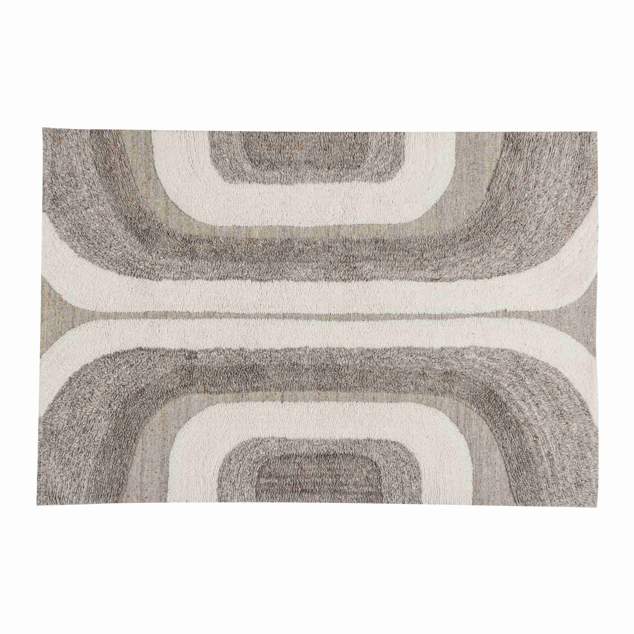 WOOOD Vloerkleed Moro Wolmix, 170 x 240cm - Lightgrijs