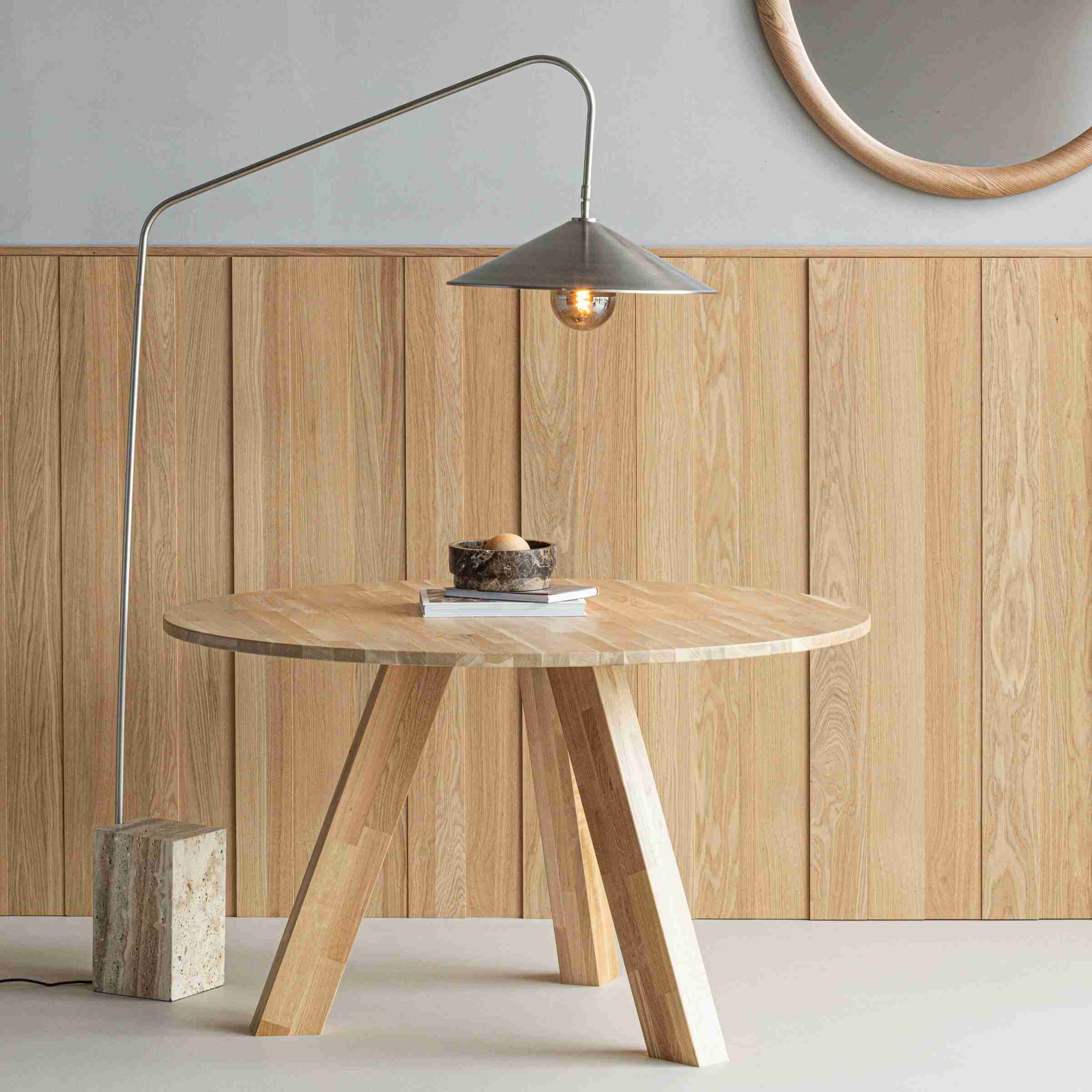 WOOOD Vloerlamp Korn 182cm - Chroom