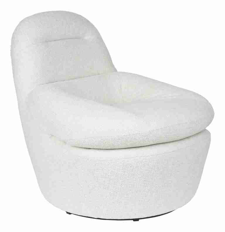 ZILT Draaifauteuil Vello Bouclé - Off White