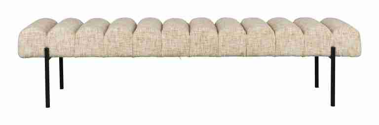 ZILT Eetkamerbank Krystal 180cm - Beige