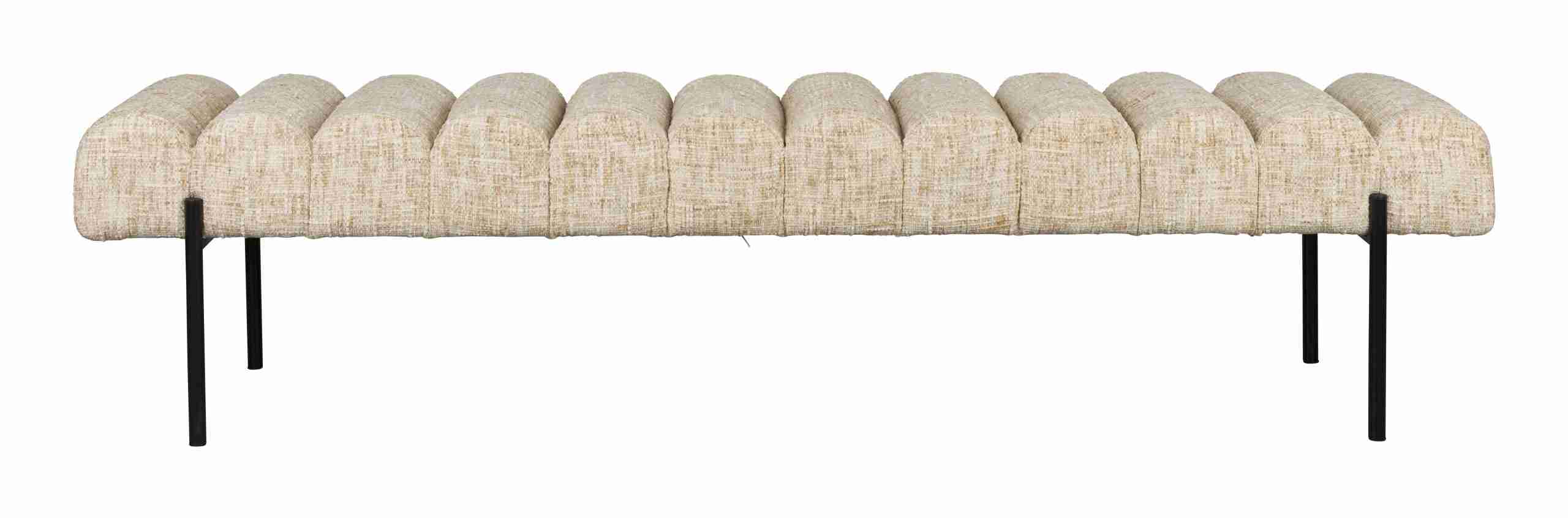 ZILT Eetkamerbank Krystal 180cm - Beige