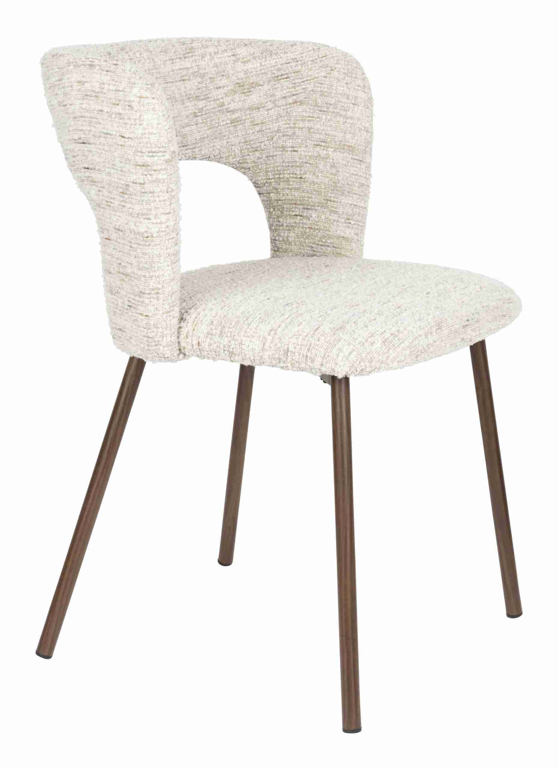 ZILT Eetkamerstoel Chelsea Geweven stof - Beige