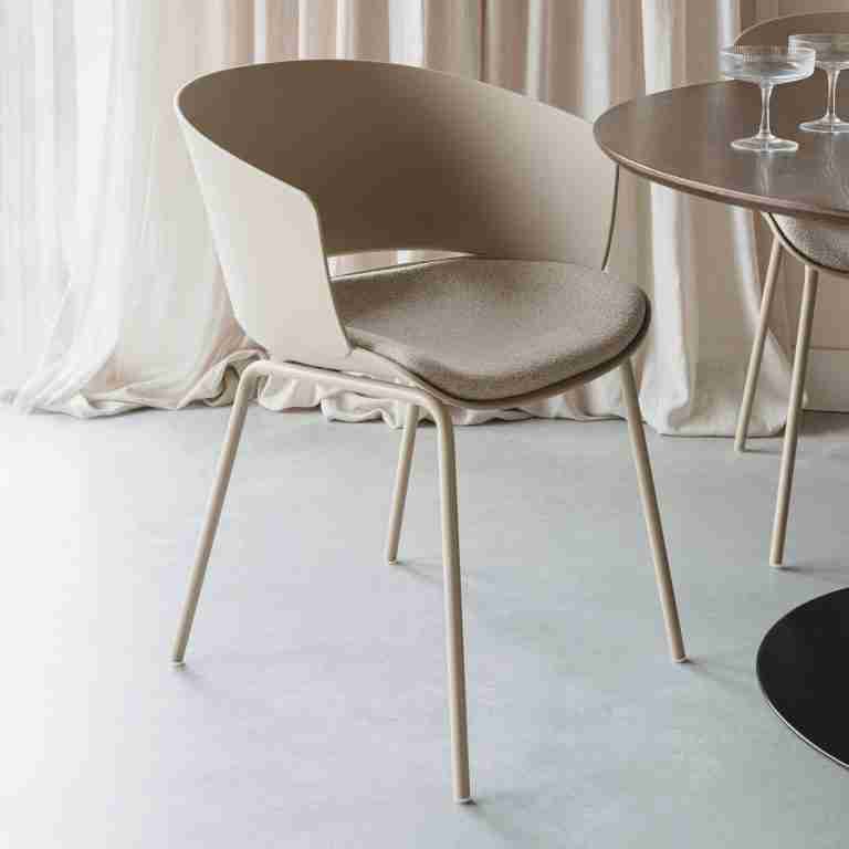 ZILT Eetkamerstoel Elam - Beige