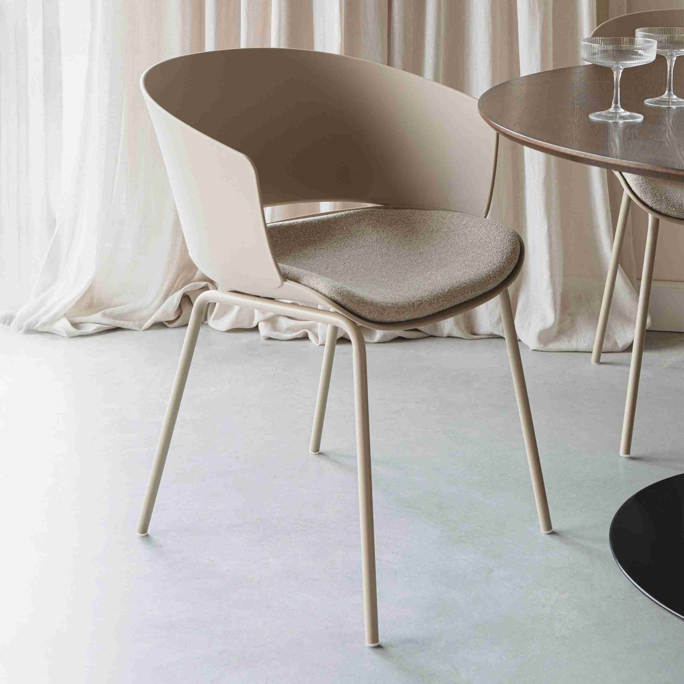 ZILT Eetkamerstoel Elam - Beige