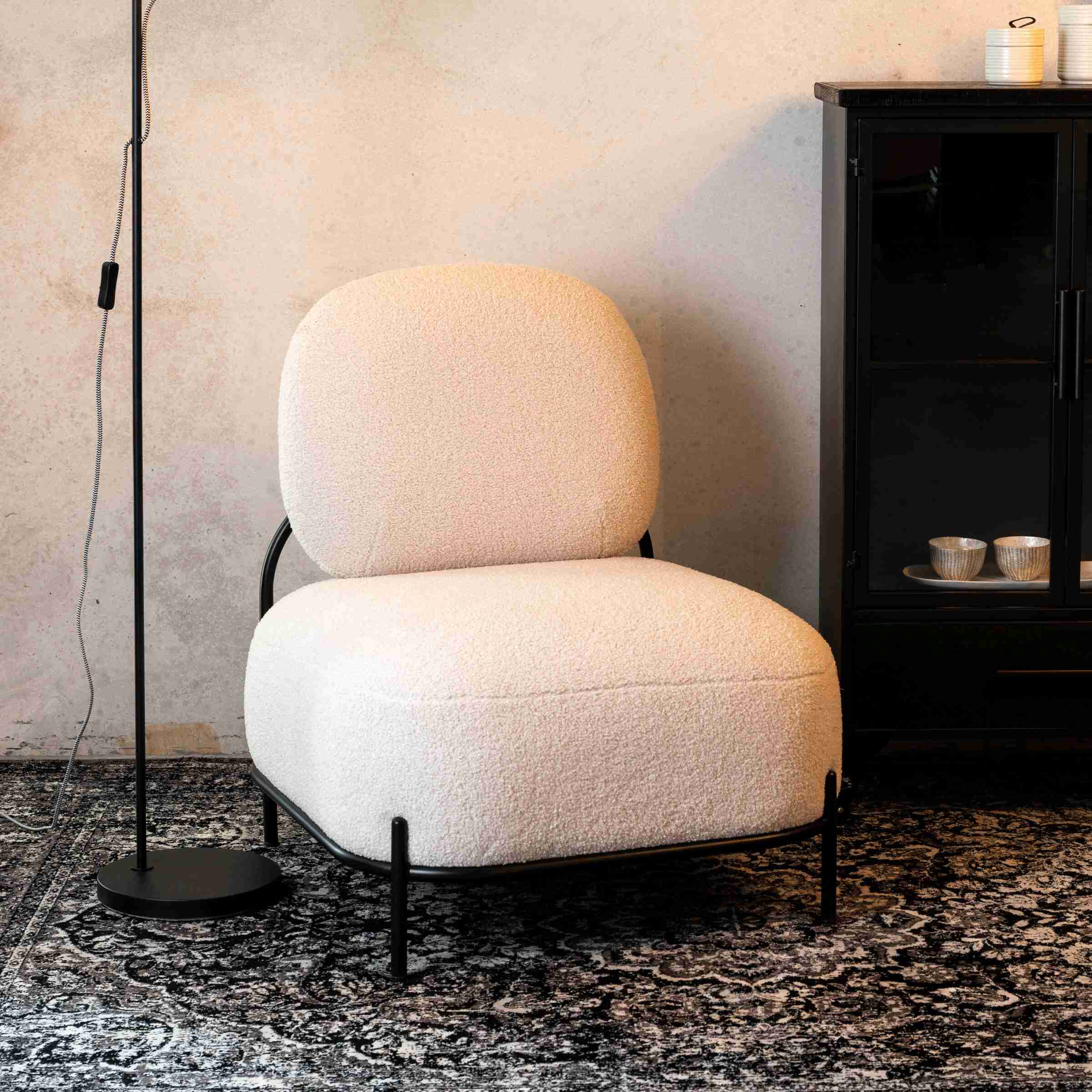 ZILT Fauteuil Brandan Teddy - Ivory
