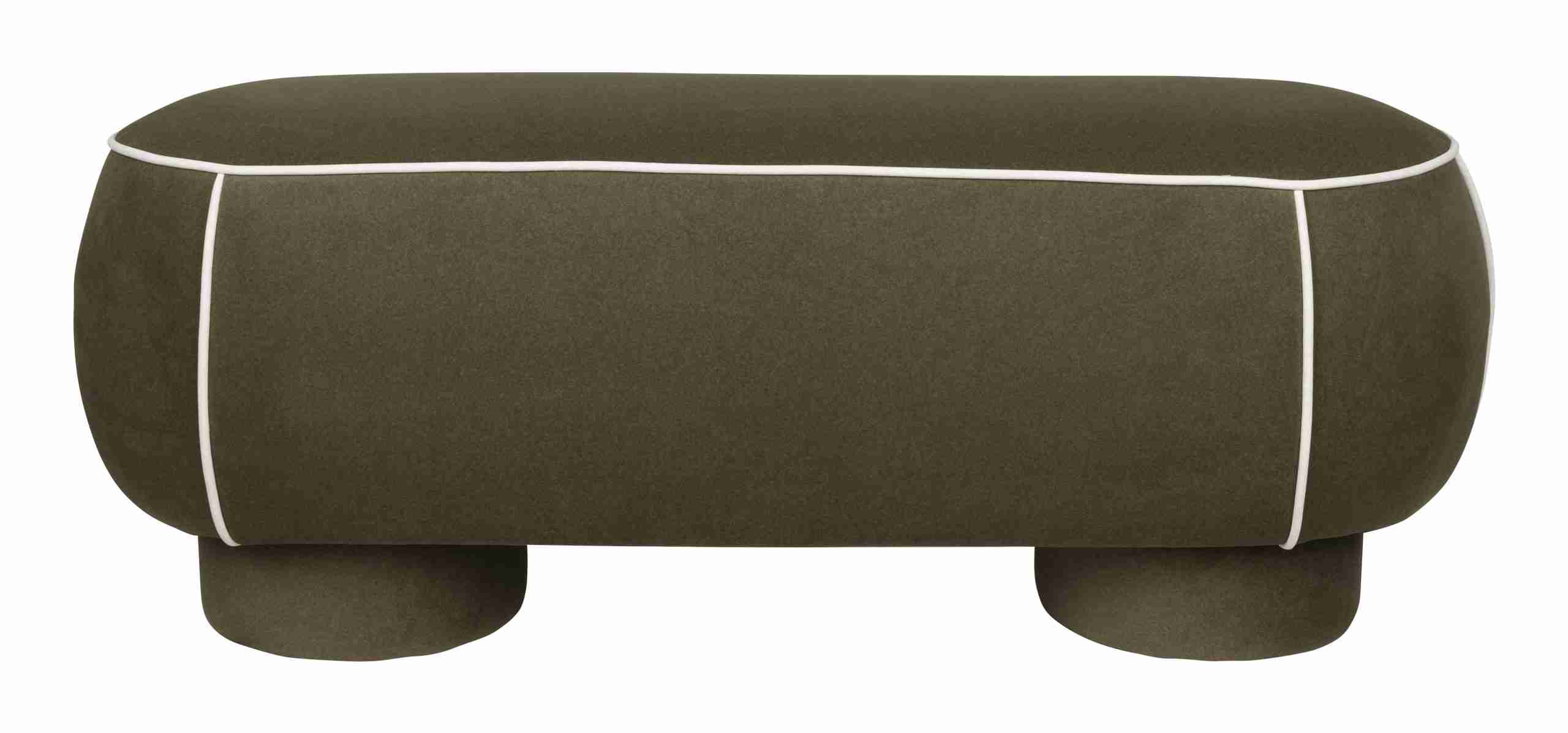 ZILT Hocker Jannetta 121 x 44cm - Groen