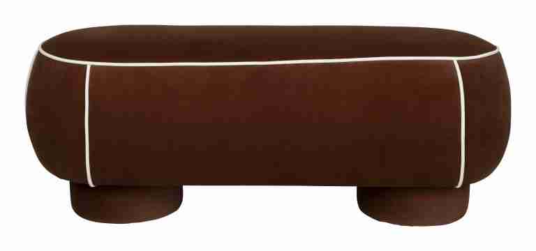 ZILT Hocker Jannetta 121 x 44cm - Rood