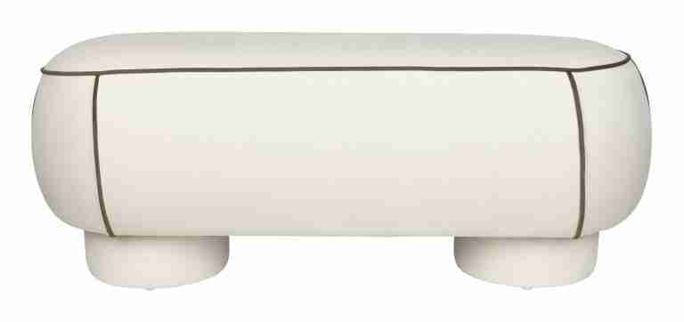 ZILT Hocker Jannetta 121 x 44cm - Wit