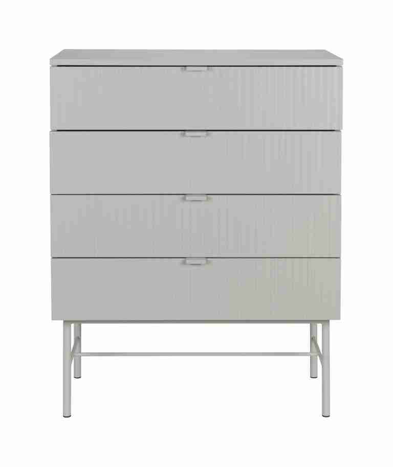 ZILT Ladekast Shanin Met 4 lades - Beige