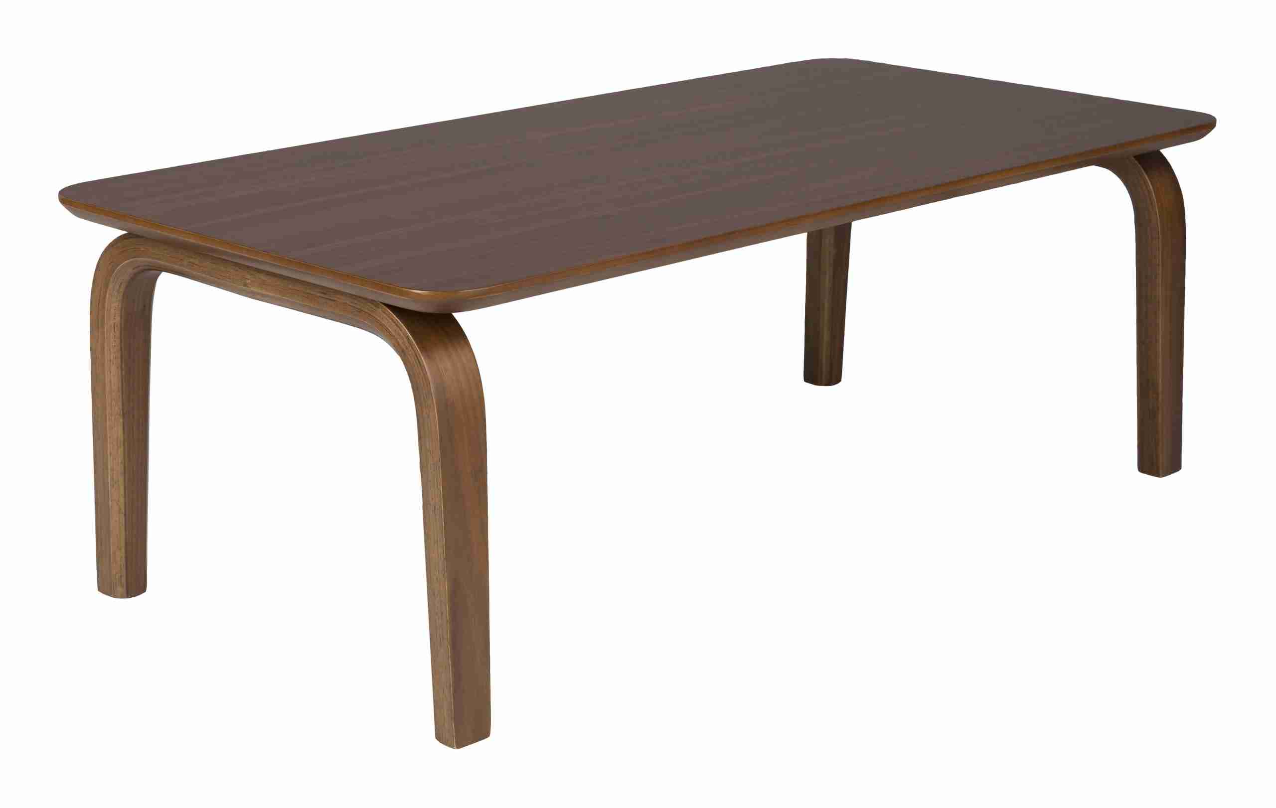 ZILT Salontafel Jeromie Walnootfineer, 100 x 50cm - Bruin