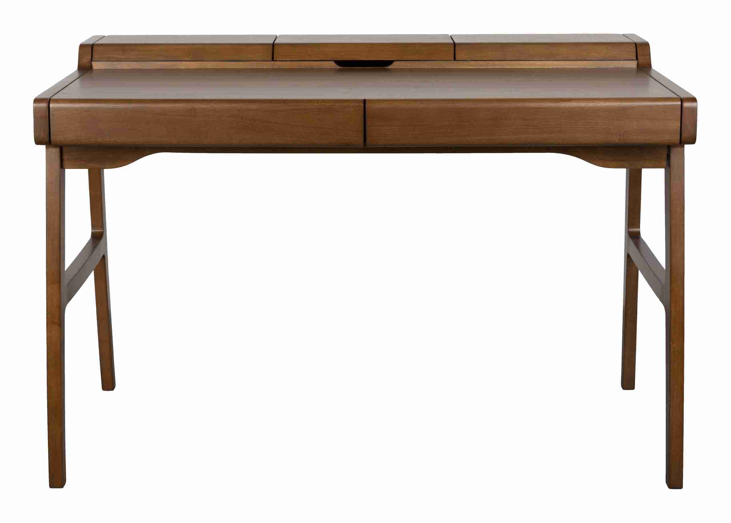 Zuiver Bureau Kaat Walnootlook, 120 x 70cm - Bruin