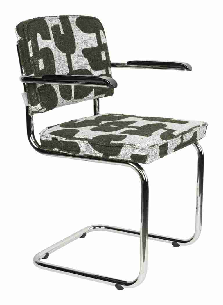 Zuiver Eetkamerstoel Ridge Deco - Groen