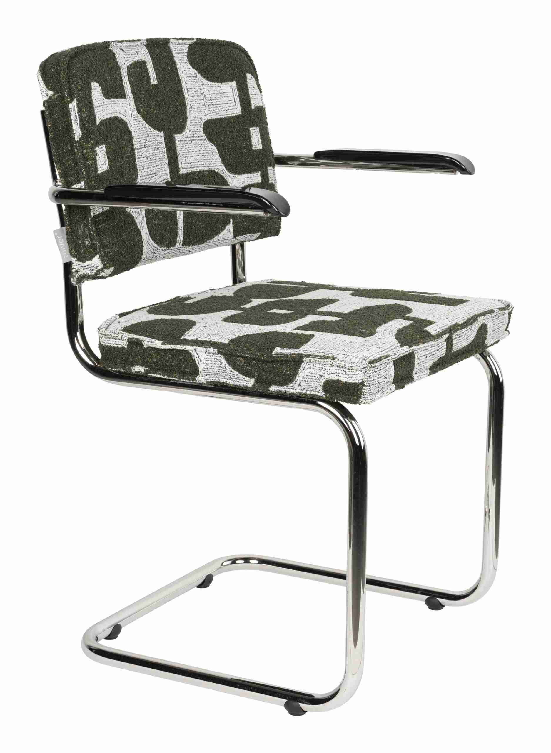Zuiver Eetkamerstoel Ridge Deco - Groen