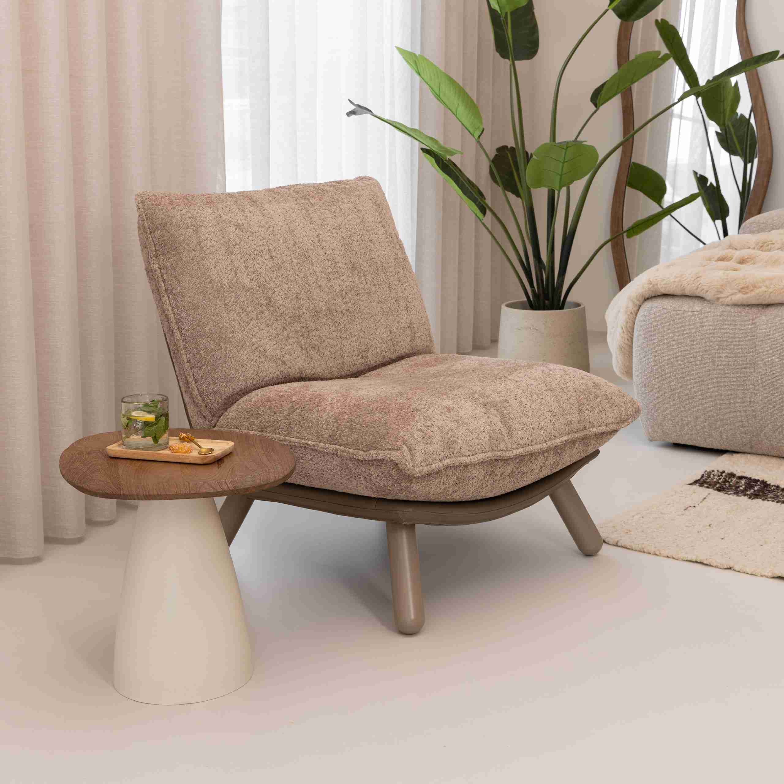 Zuiver Fauteuil Lazy Sack Teddy - Beige