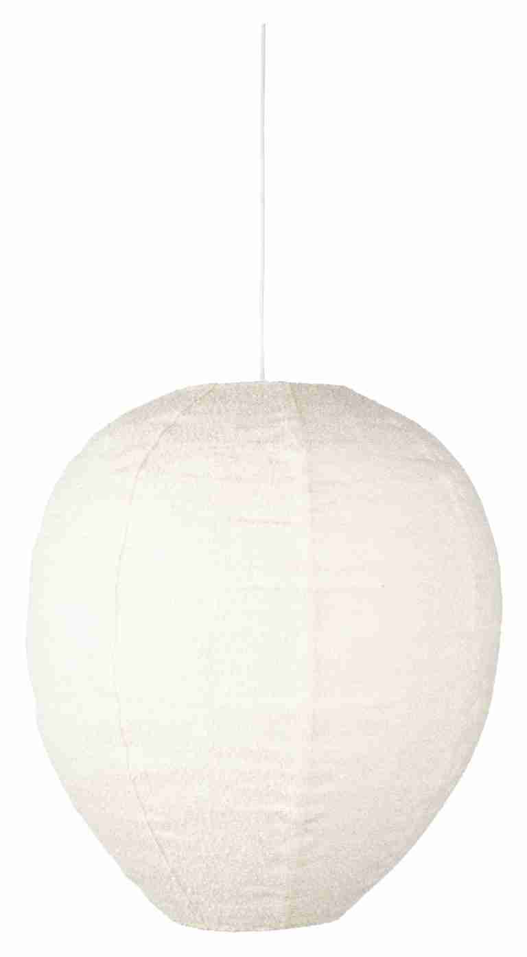 Zuiver Hanglamp Cocoon Bouclé, 59cm - Wit